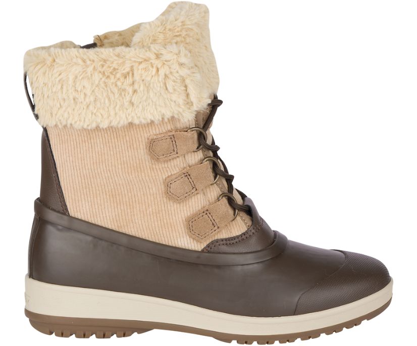 Sperry Pacifica Alpine Boots - Women's Boots - Brown/Brown [SA2406137] Sperry Ireland